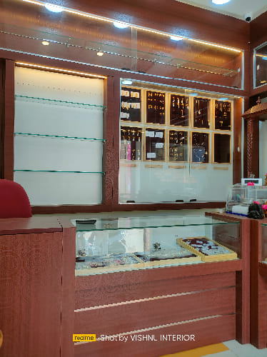 Gold display counter — Sivaganga jewellery showroom