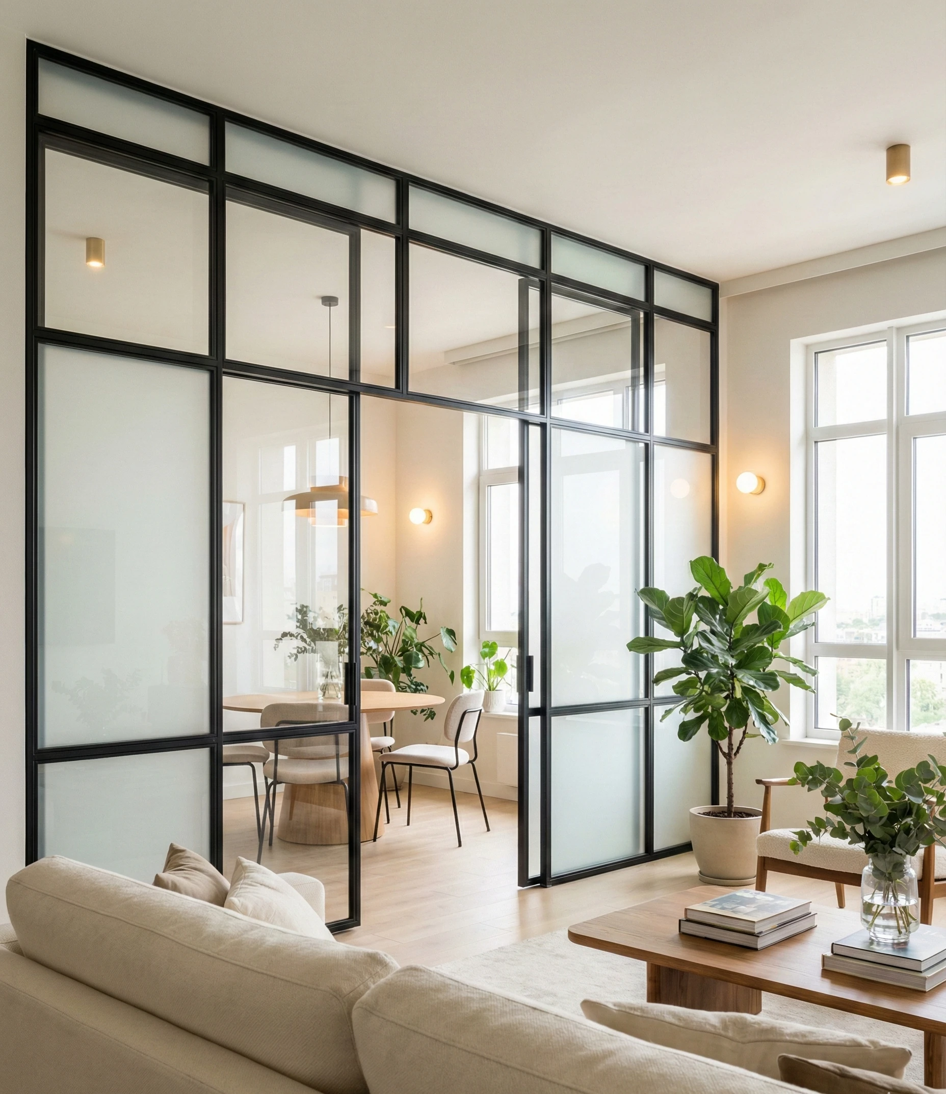 Glass Partition Benefits in Interior Design