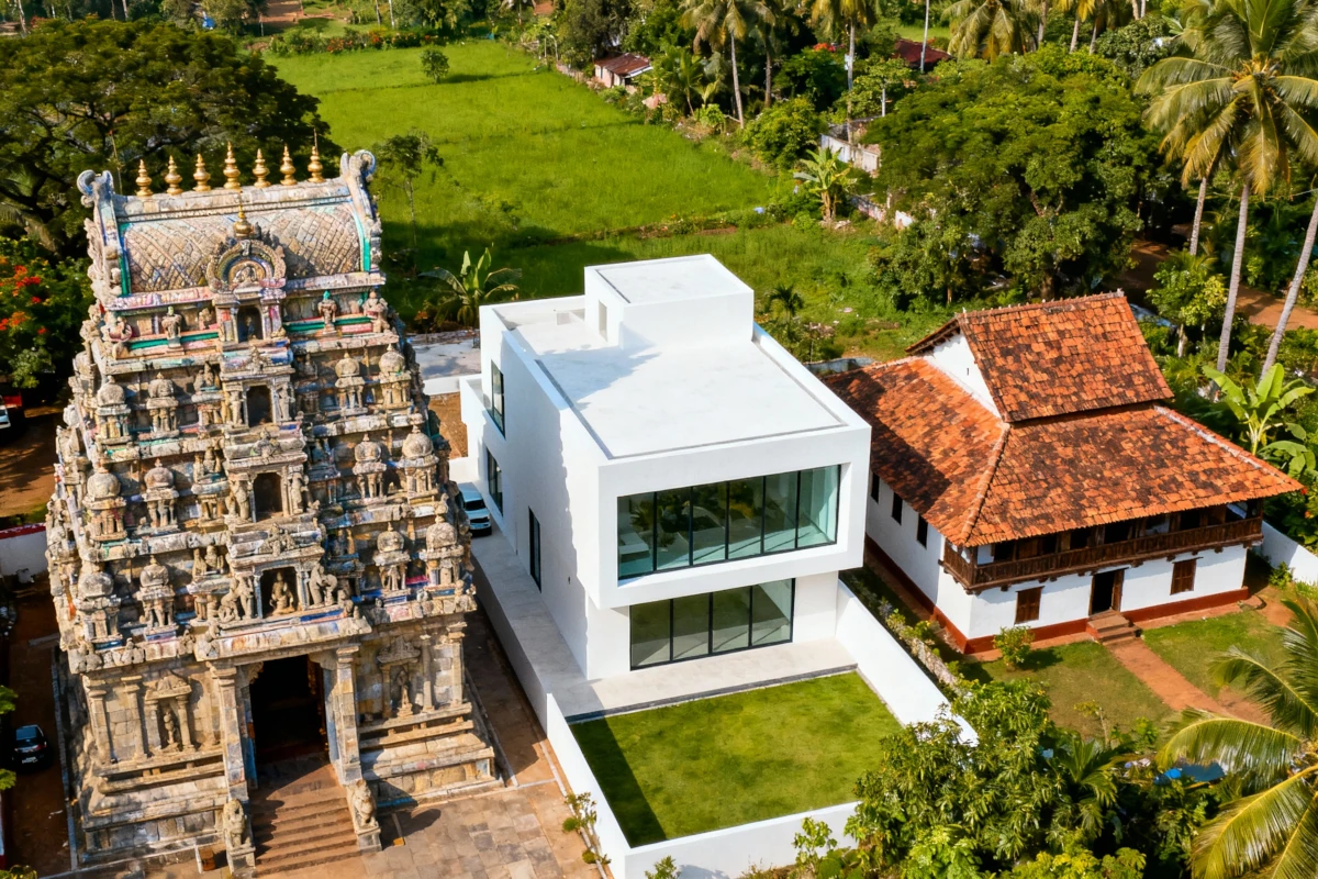 Traditional vs Modern: 7 Types of Architecture Design in South India
